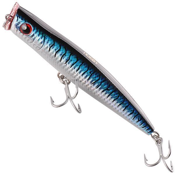 noeby 1PCS Topwater Big Poppers 43g/81g 6colors Deep Sea Fishing Baits Top  Water Tuna Hard Bait Treble Hooks Strong Temptation - (Color: 9602 81g  104), Topwater Lures -  Canada